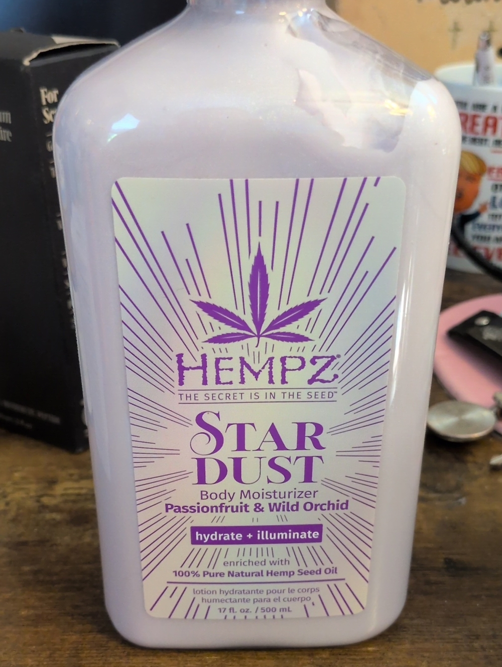 HEMPZ Star Dust Body Moisturizer - Passion Fruit And Wild Orchid